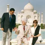 President of Mauritius with Tour Guide