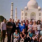 USA Group with Tour Guide